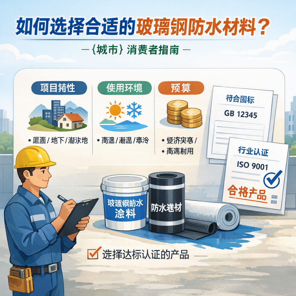 如何判定玻璃钢防水材料的合格标准? 昭通 消费者指南
