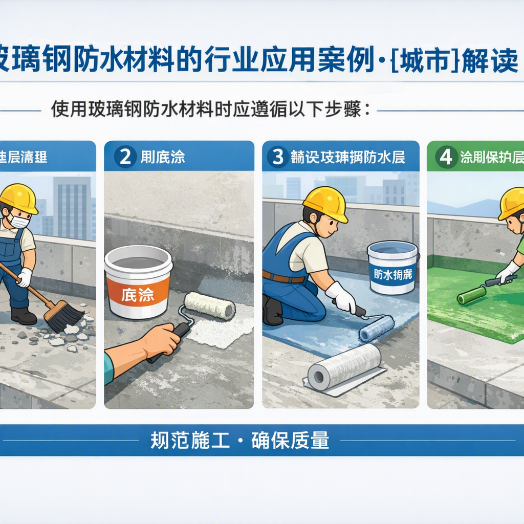 玻璃钢防水材料的行业应用案例,昭通解读