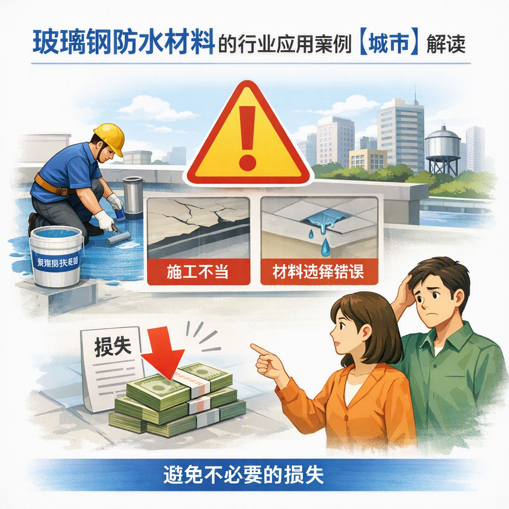 玻璃钢防水材料的行业应用案例,昭通解读